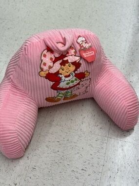 Pink Corduroy Backrest Pillow